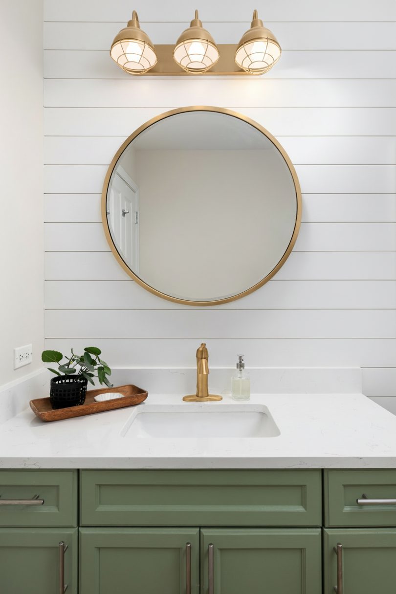 Renovated bathroom vanity by Southern Highlands Renovations